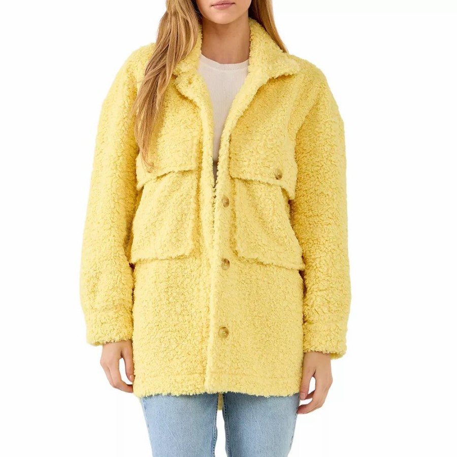 Clothing * | Oversized Sherpa Jacket