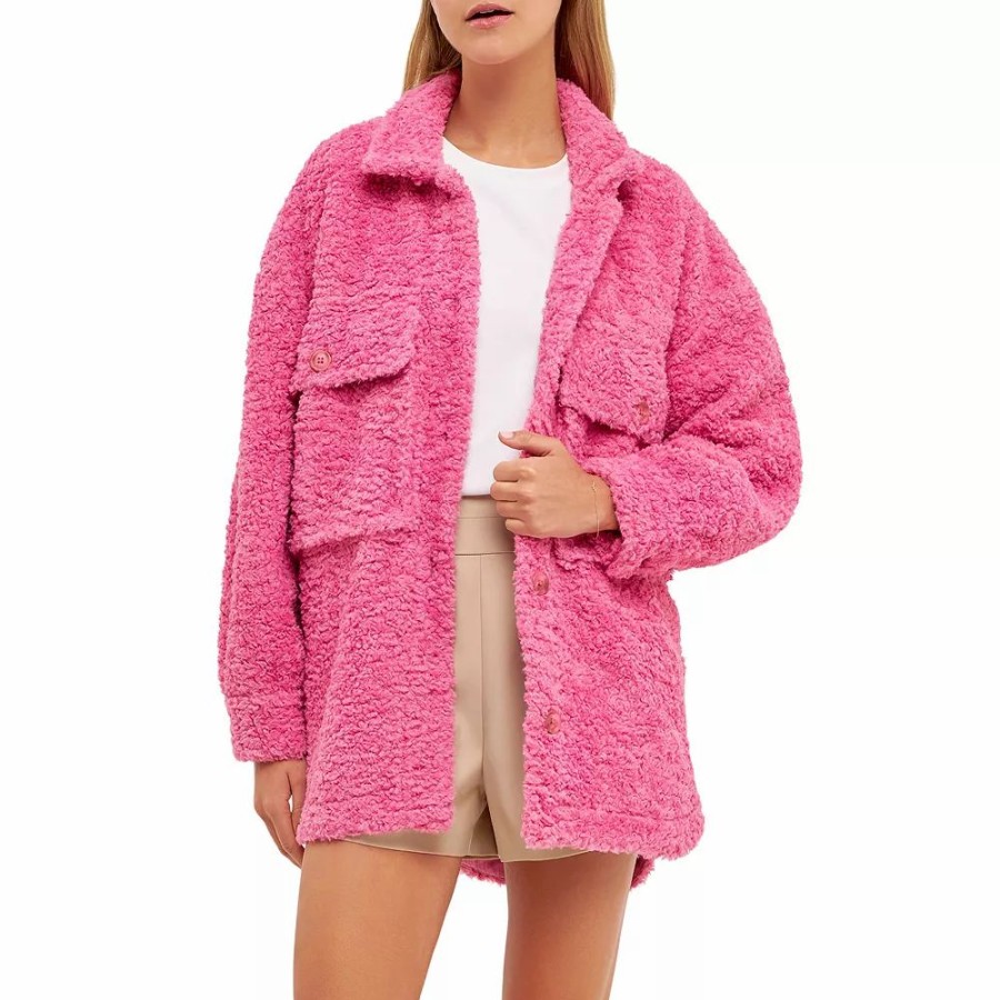 Clothing * | Oversized Sherpa Jacket