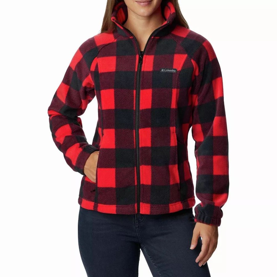 Clothing * | Women'S Columbia Benton Springs Print Fleece Jacket