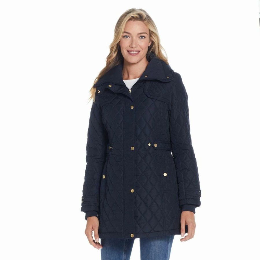 Clothing * | Women'S Weathercast Hood Quilted Walker Jacket