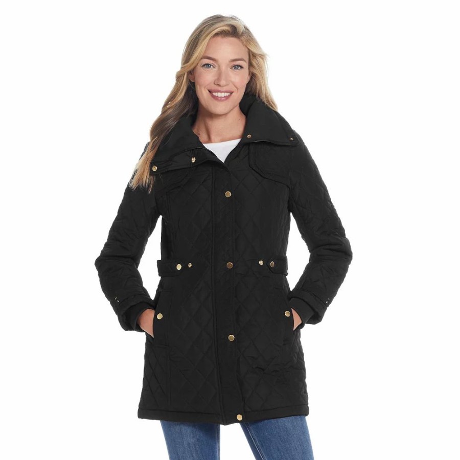 Clothing * | Women'S Weathercast Hood Quilted Walker Jacket