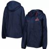 Clothing * | Women'S Columbia Navy St. Louis Cardinals Flash Challenger Windbreaker Jacket