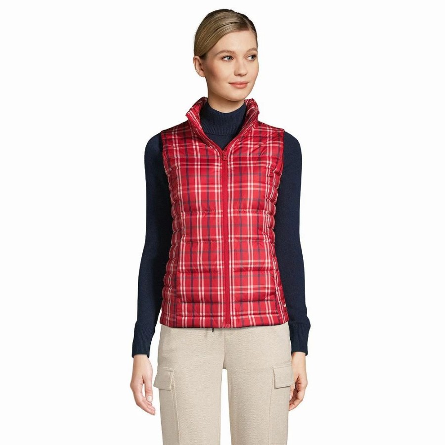 Clothing * | Petite Lands' End Winter Down Puffer Vest