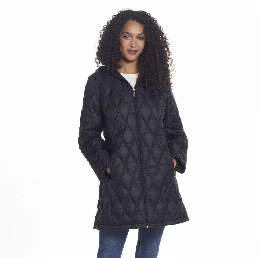 Clothing * | Women'S Gallery Hood Quilted Coat