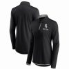 Clothing * | Women'S Fanatics Branded Black Chicago White Sox Worth The Drive Quarter-Zip Jacket