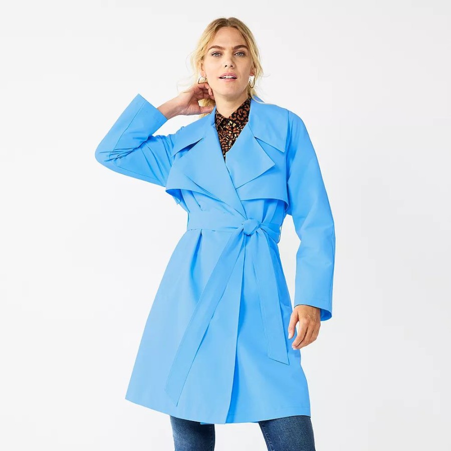 Clothing * | Women'S Nine West Updated Trench Coat