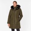 Clothing * | Women'S D.E.T.A.I.L.S Faux-Fur Hood Parka