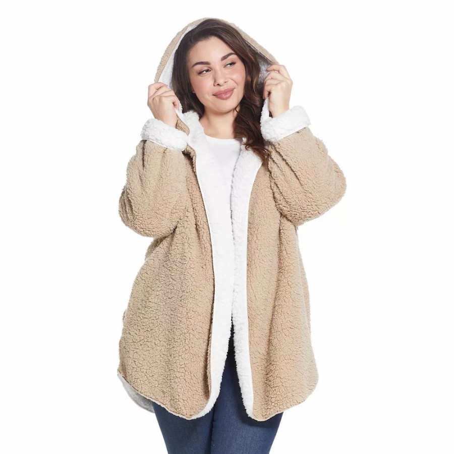 Clothing * | Women'S Weathercast Reversible Fleece Hoodie