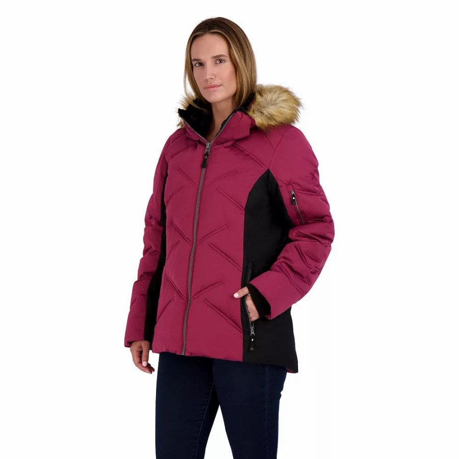 Clothing * | Women'S Zeroxposur Faux-Fur Hood Quilted Puffer Coat