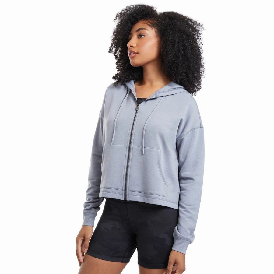 Clothing * | Women'S Psk Collective Hooded Crop Jacket