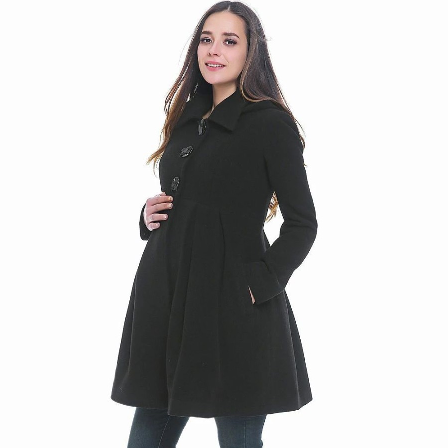 Clothing * | Maternity Pokkori Wool-Blend Coat