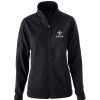 Clothing * | Women'S Black New Orleans Saints Full-Zip Sonoma Softshell Jacket