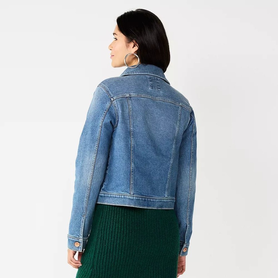 Clothing * | Juniors' So Essential Denim Jacket