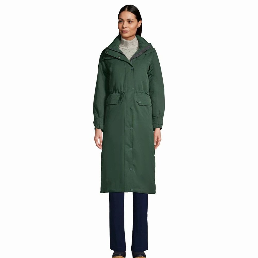 Clothing * | Petite Lands' End Expedition Down Waterproof Long Winter Coat