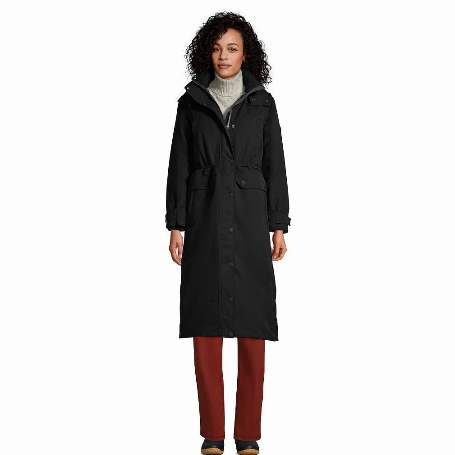 Clothing * | Petite Lands' End Expedition Down Waterproof Long Winter Coat