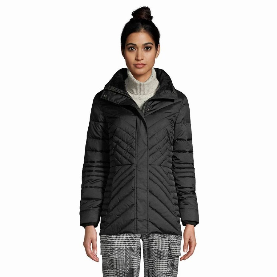 Clothing * | Women'S Lands' End Insulated Plush Jacket