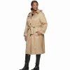 Clothing * | Plus Size Tower By London Fog Single Breasted Trench Coat British Khaki