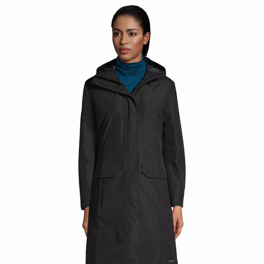 Clothing * | Petite Lands' End Insulated Waterproof Raincoat