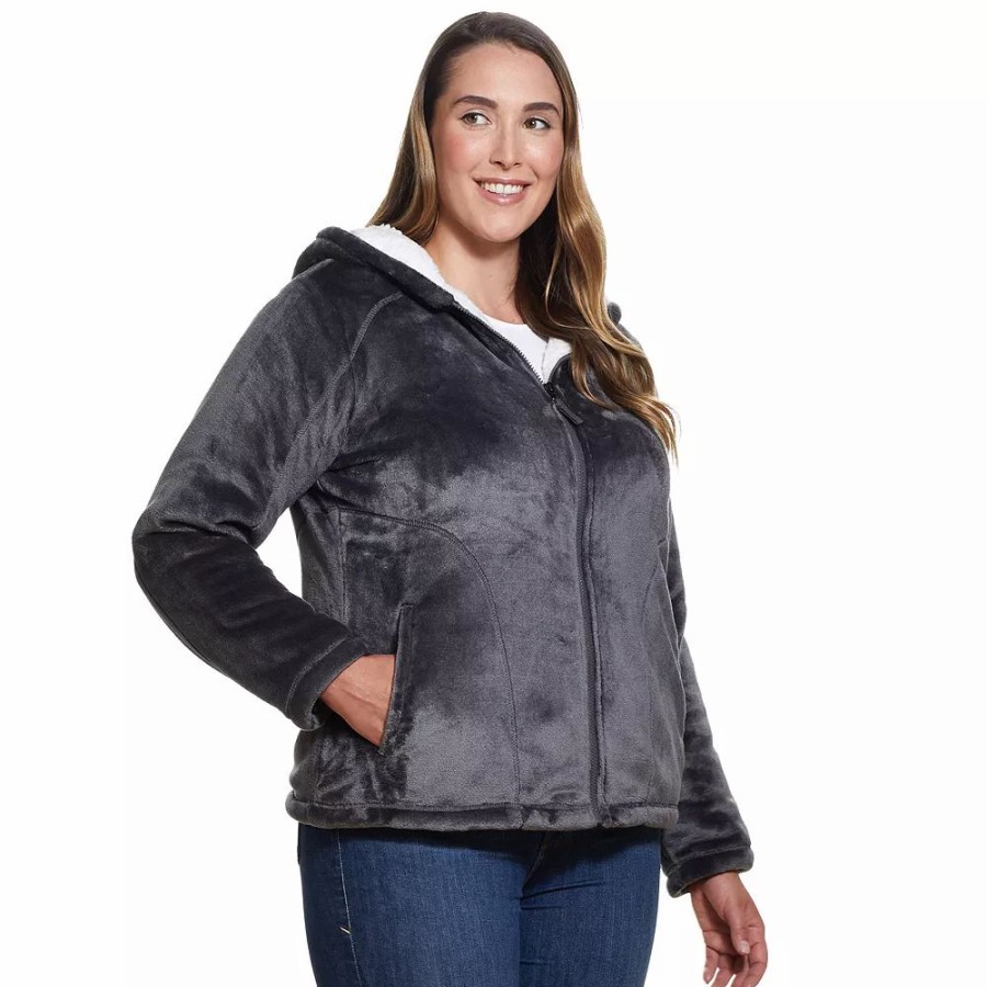 Clothing * | Women'S Weathercast Sherpa Fleece Hoodie