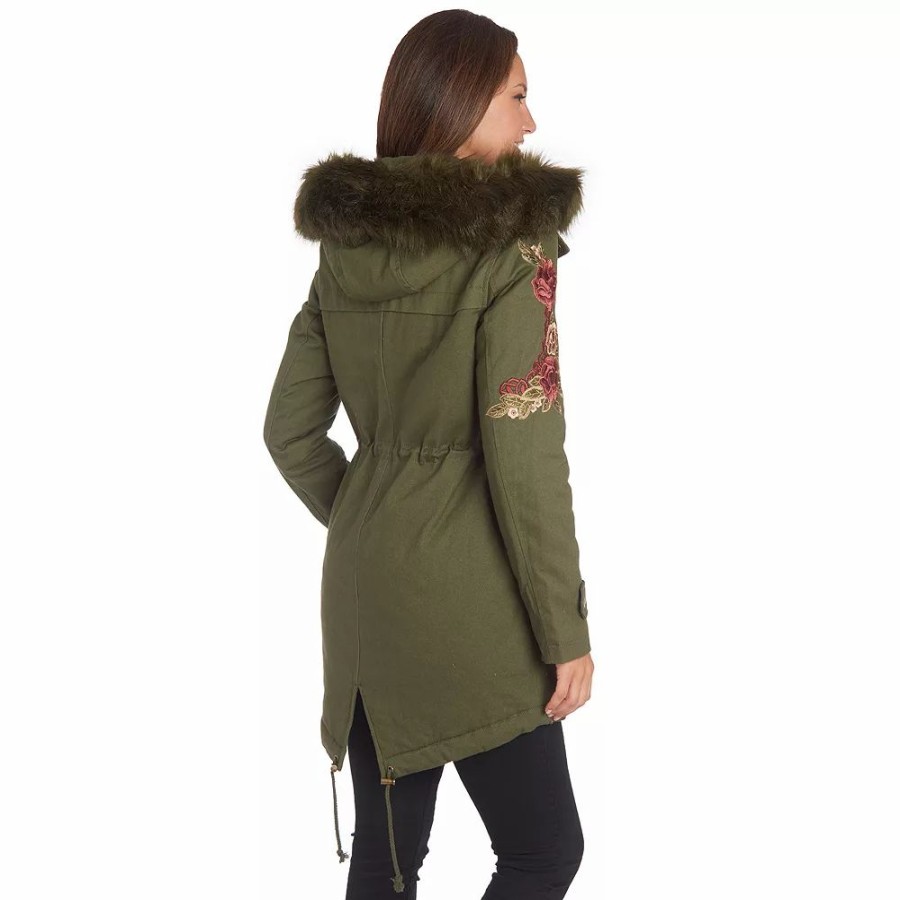 Clothing * | Women'S Fleet Street Faux-Fur Hooded Midweight Anorak Parka