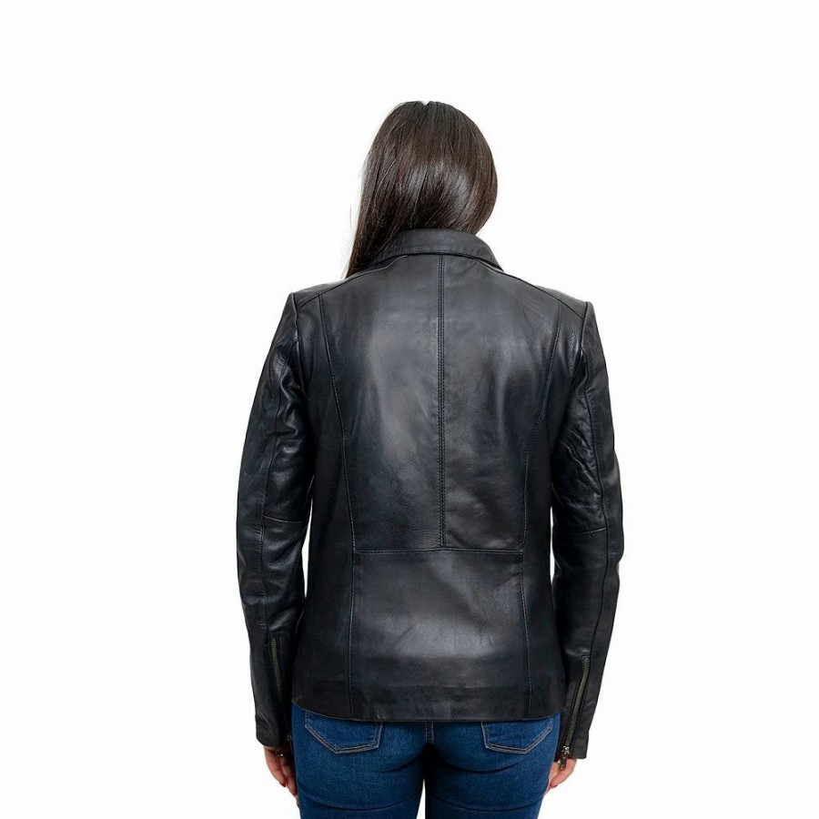 Clothing * | Women'S Whet Blu Patricia Leather Jacket