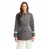 Clothing * | Women'S D.E.T.A.I.L.S Melange High-Collar Jacket