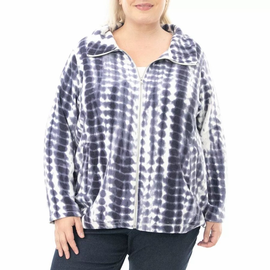 Clothing * | Plus Size Nina Leonard Sherpa Jacket