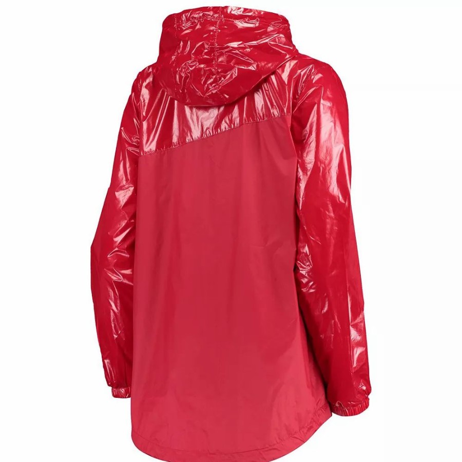 Clothing * | Women'S G-Iii 4Her By Carl Banks Scarlet San Francisco 49Ers Double-Coverage Full-Zip Hoodie Jacket