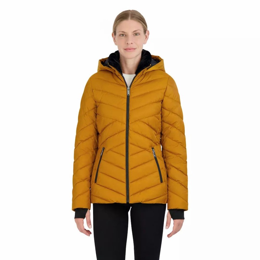 Clothing * | Women'S Halitech Hooded Short Puffer Jacket