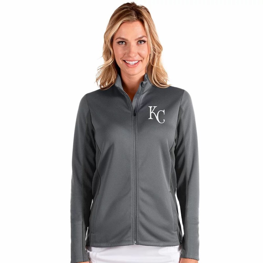 Clothing * | Women'S Kansas City Royals Passage Full Zip Jacket