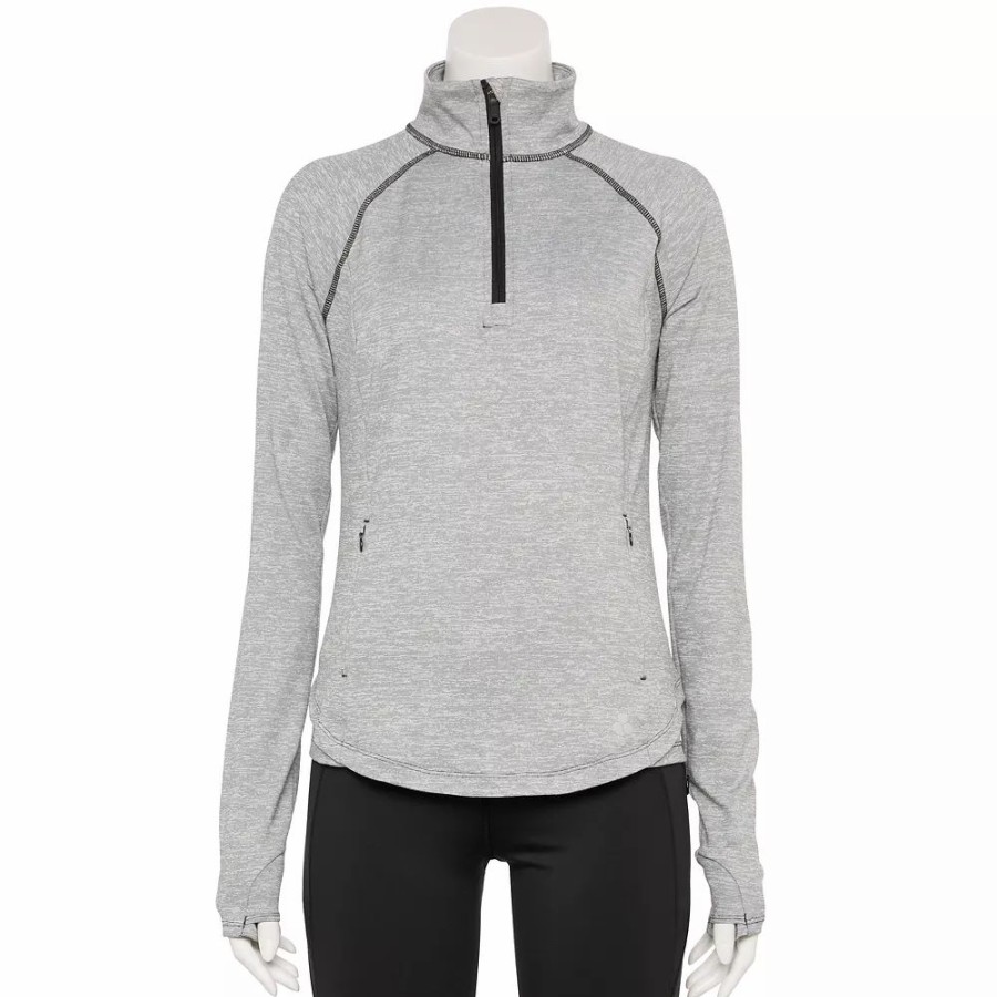 Clothing * | Women'S Tek Gear Quarter-Zip Performance Jacket