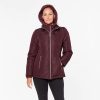 Clothing * | Women'S D.E.T.A.I.L.S Hooded Fleece-Bib Puffer Jacket