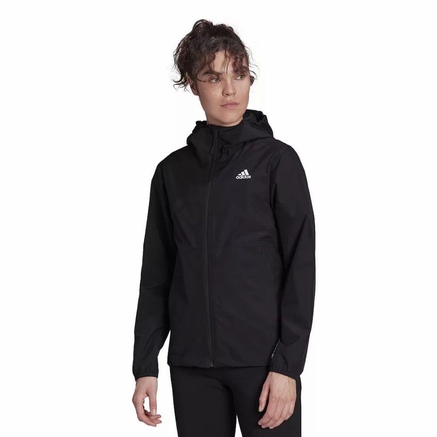 Clothing * | Women'S Adidas Essentials Rain.Rdy Lightweight Jacket