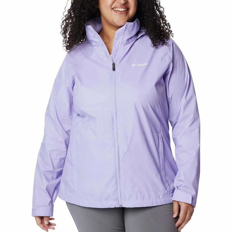 Clothing * | Plus Size Columbia Switchback Iii Hooded Packable Jacket