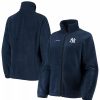 Clothing * | Women'S Columbia Navy New York Yankees Benton Springs Fleece Full-Zip Jacket