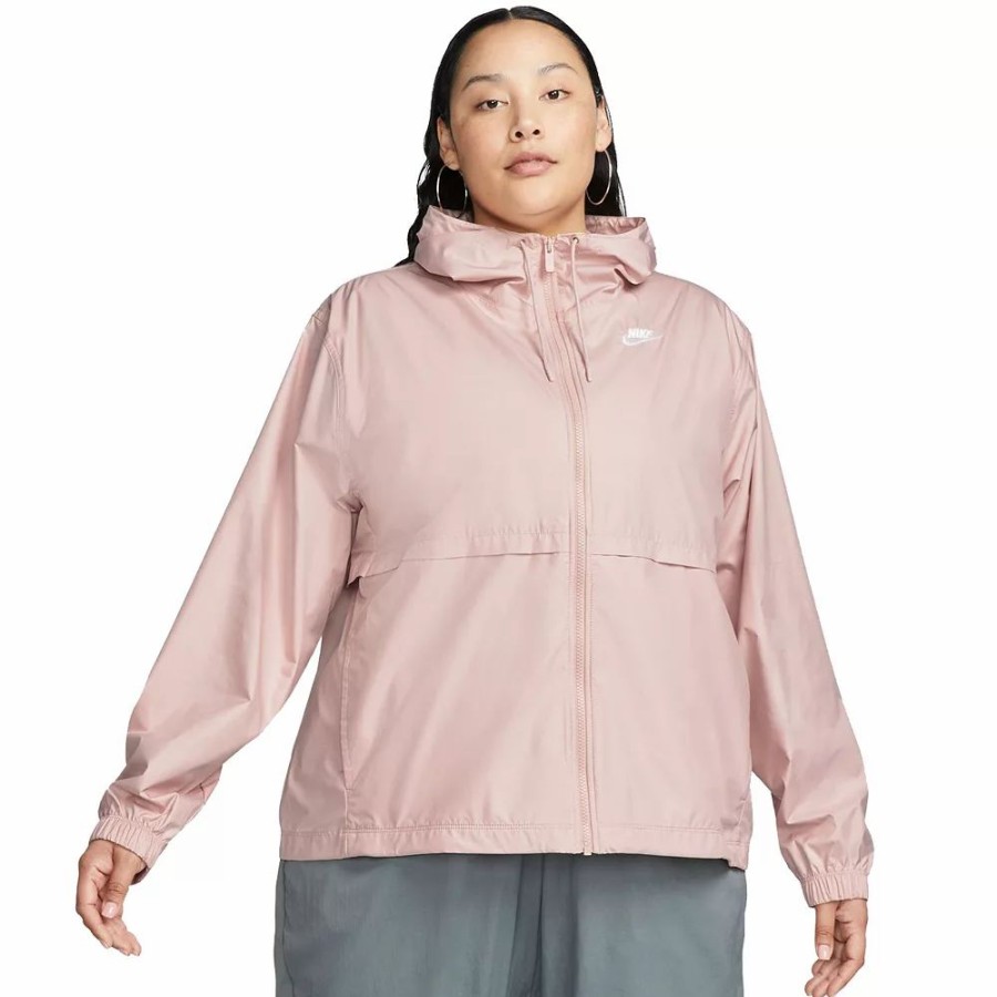 Clothing * | Plus Size Nike Essential Repel Woven Jacket