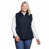 Clothing * | Plus Size Weathercast Faux-Fur Lined Quilted Vest