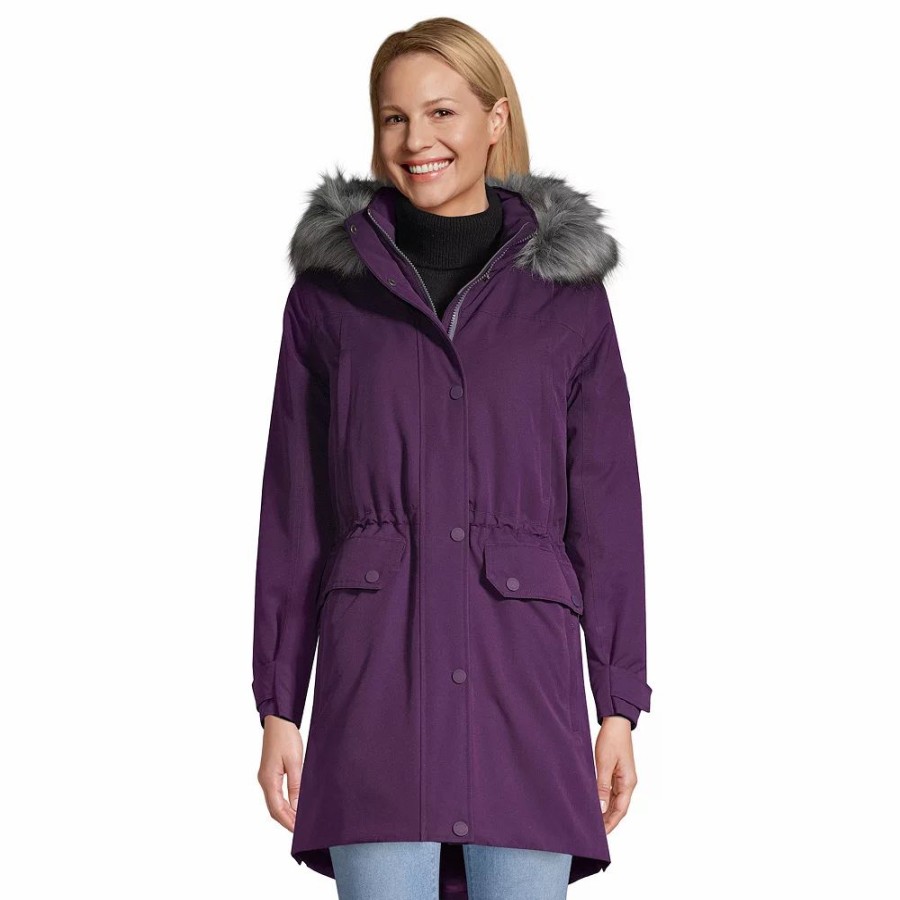 Clothing * | Petite Lands' End Expedition Down Waterproof Winter Parka Coat