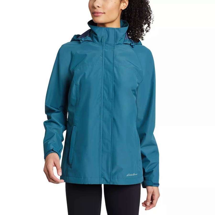 Clothing * | Women'S Eddie Bauer Rainfoil Packable Rain Jacket