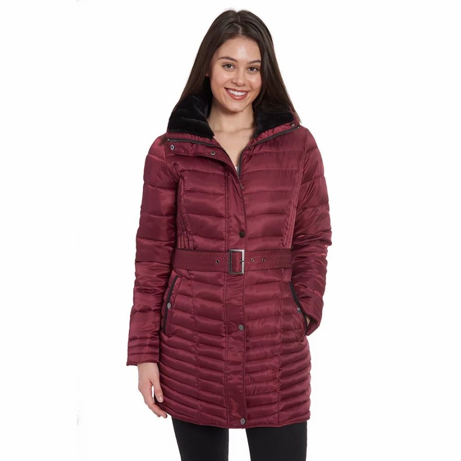 Clothing * | Women'S Fleet Street Hooded Quilted Puffer Coat