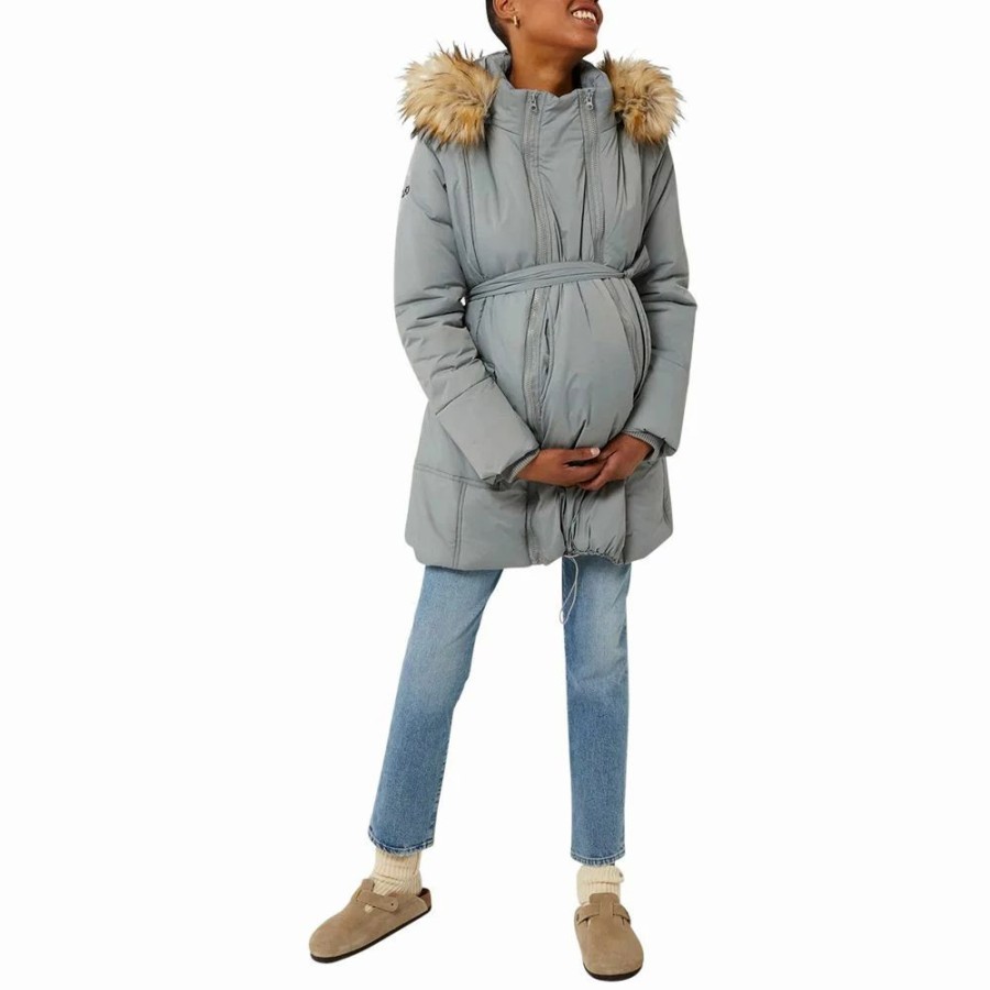 Clothing * | 3In1 Rachel Maternity Coat Quilted Mid-Thigh Puffer