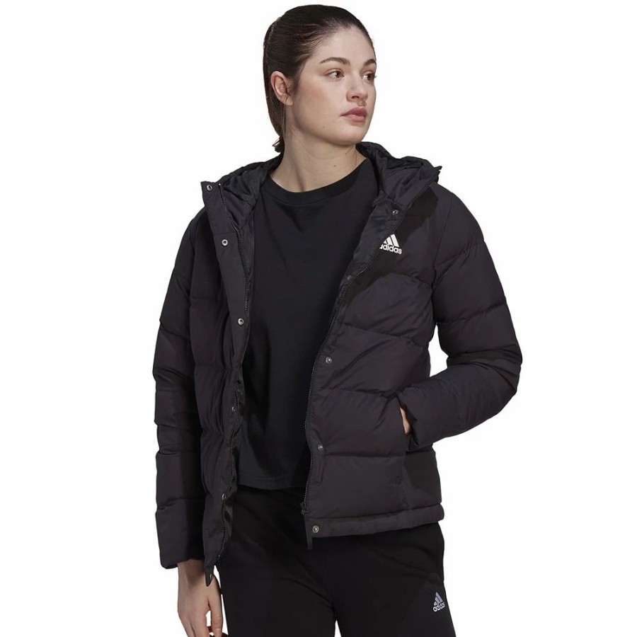 Clothing * | Women'S Adidas Helionic Outdoor Hooded Down Jacket