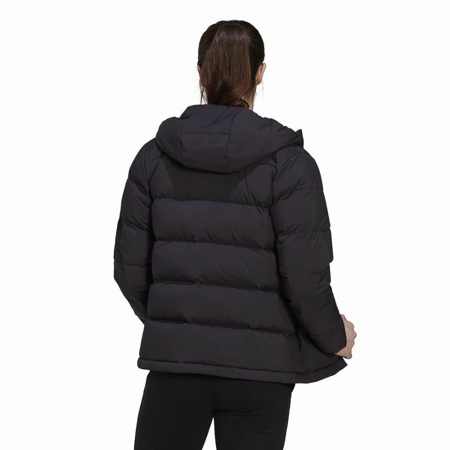 Clothing * | Women'S Adidas Helionic Outdoor Hooded Down Jacket