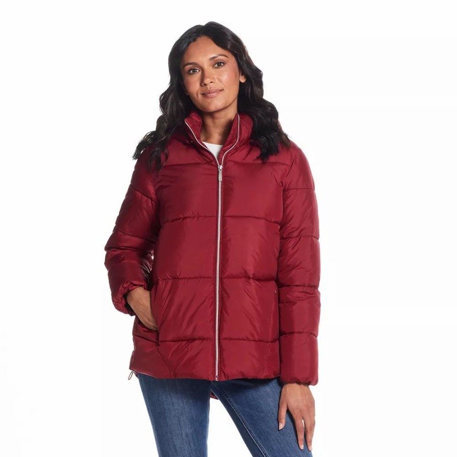 Clothing * | Women'S Weathercast Hood Puffer Coat