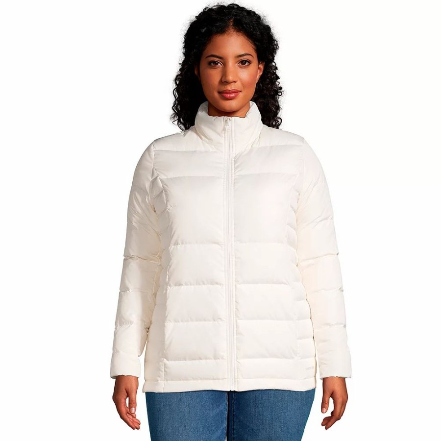 Clothing * | Petite Plus Size Lands' End Down Puffer Jacket