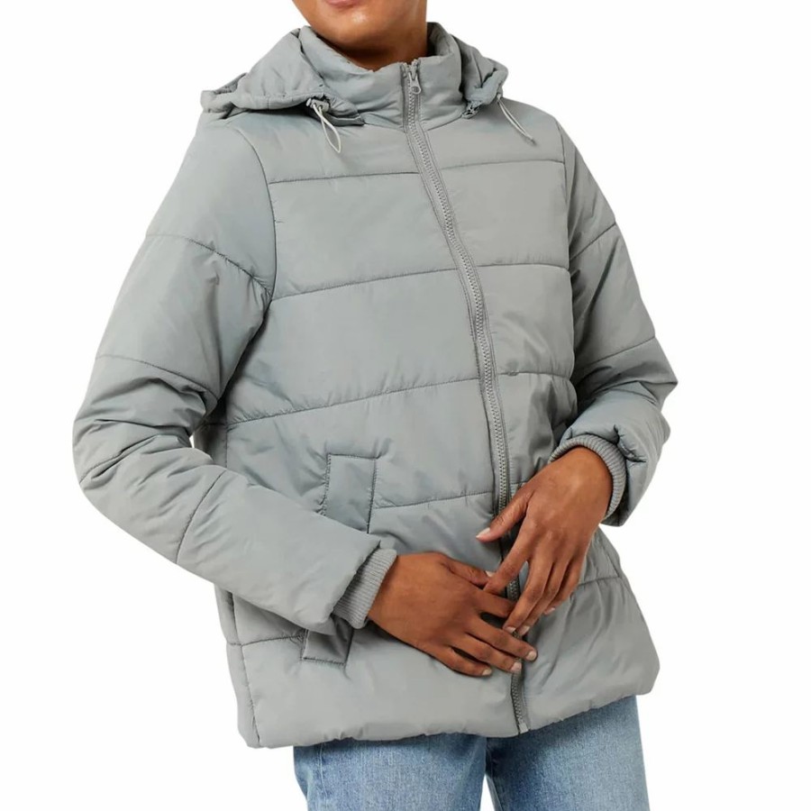 Clothing * | 3In1 Leia Quilted Maternity Hybrid Puffer Jacket