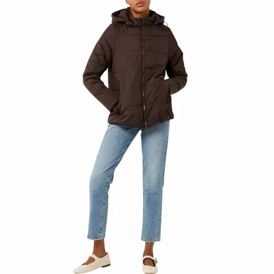 Clothing * | 3In1 Leia Quilted Maternity Hybrid Puffer Jacket