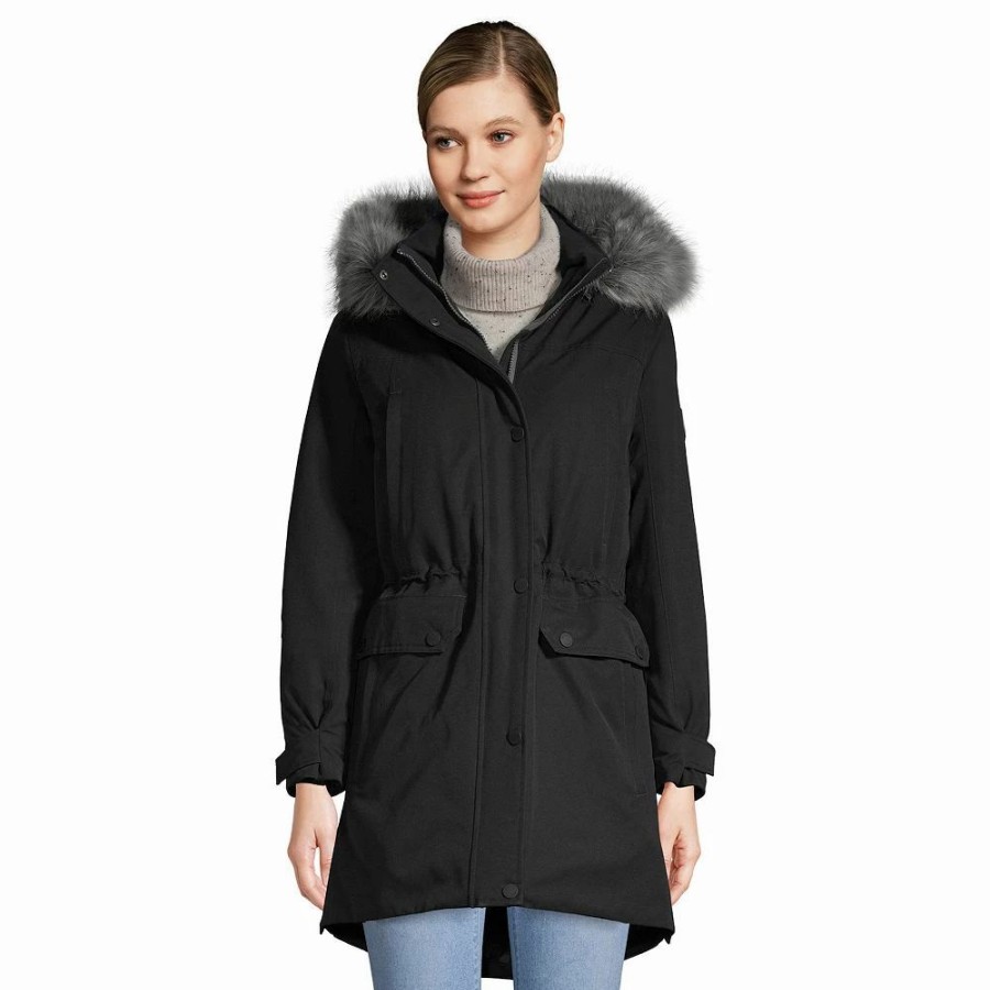 Clothing * | Women'S Tall Lands' End Expedition Down Waterproof Winter Parka