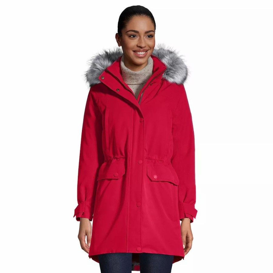 Clothing * | Women'S Tall Lands' End Expedition Down Waterproof Winter Parka