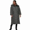 Clothing * | Plus Size Tower By London Fog Hooded Quilted Puffer Maxi Coat